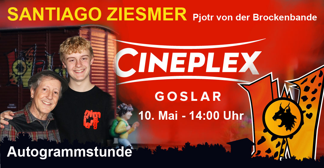 Santiago Ziesmer im Cineplex Goslar