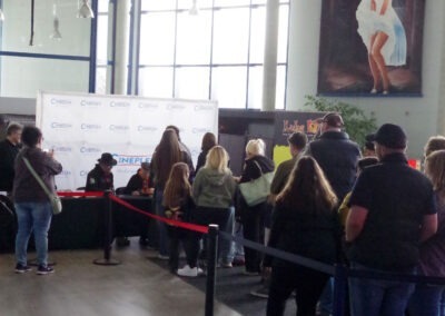 Autogrammstunde Cineplex Goslar mit Santiago Ziesmer Martin Bolik und Erik Elias Bolik