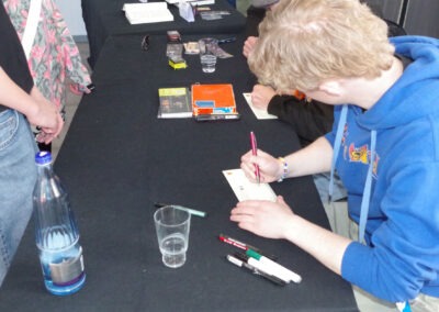 Autogrammstunde Cineplex Goslar mit Santiago Ziesmer Martin Bolik und Erik Elias Bolik